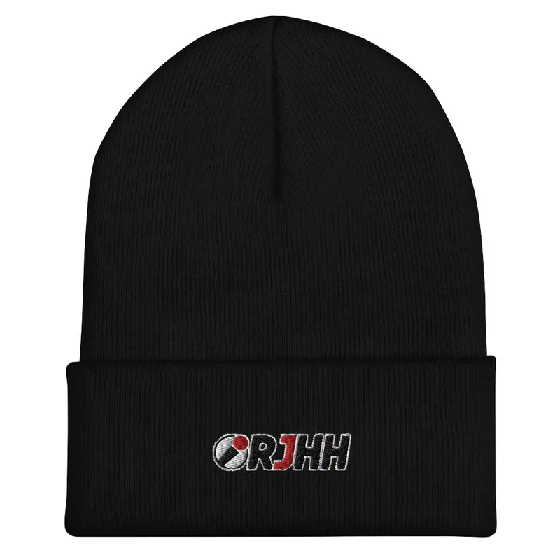 ”RJHH" embroidered logo knit cap #R007